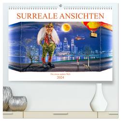 Surreale Ansichten (hochwertiger Premium Wandkalender 2024 DIN A2 quer), Kunstdruck in Hochglanz von Gödecke,  Dieter