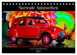 Surreale Autowelten (Tischkalender 2024 DIN A5 quer), CALVENDO Monatskalender von Glineur / DeVerviers,  Jean-Louis