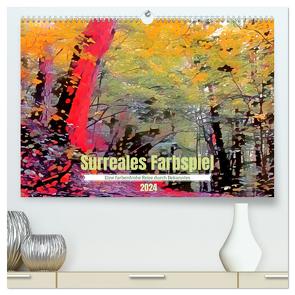 Surreales Farbspiel (hochwertiger Premium Wandkalender 2024 DIN A2 quer), Kunstdruck in Hochglanz von Suess,  Ulrich