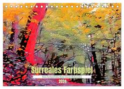 Surreales Farbspiel (Tischkalender 2024 DIN A5 quer), CALVENDO Monatskalender von Suess,  Ulrich
