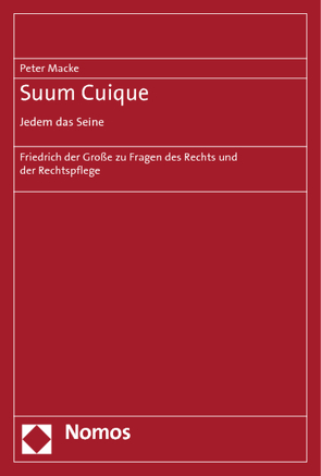 Suum Cuique. Jedem das Seine von Macke,  Peter