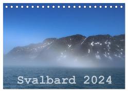 Svalbard 2024 (Tischkalender 2024 DIN A5 quer), CALVENDO Monatskalender von Midding,  Michael