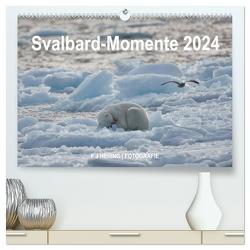 Svalbard-Momente (hochwertiger Premium Wandkalender 2024 DIN A2 quer), Kunstdruck in Hochglanz von Franz Josef Hering,  Dr.