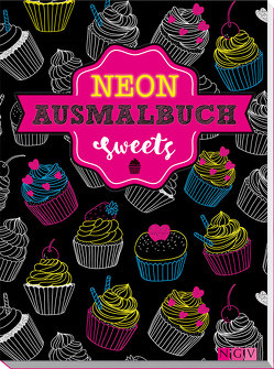 Sweets Neon-Ausmalbuch
