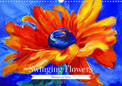 Swinging Flowers (Wandkalender 2023 DIN A3 quer) von Harmgart,  Sigrid