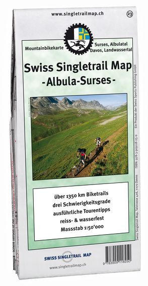 Swiss Singletrail Map / Davos-Albula-Surses von Giger,  Thomas