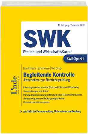 SWK-Spezial Begleitende Kontrolle von Brandl,  Rainer, Macho,  Roland, Schrottmeyer,  Norbert, Vock,  Martin