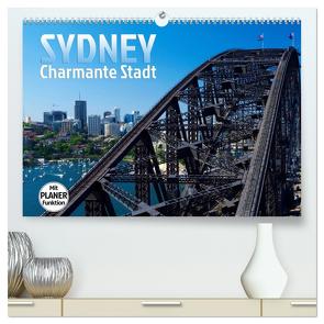 SYDNEY Charmante Stadt (hochwertiger Premium Wandkalender 2024 DIN A2 quer), Kunstdruck in Hochglanz von Viola,  Melanie