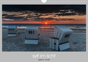 Sylt im Licht (Wandkalender 2020 DIN A4 quer) von W. Scholtis,  Egbert