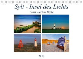 Sylt – Insel des Lichts (Tischkalender 2018 DIN A5 quer) von derBecke