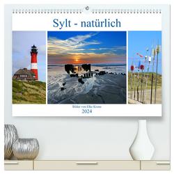 Sylt – natürlich (hochwertiger Premium Wandkalender 2024 DIN A2 quer), Kunstdruck in Hochglanz von Krone,  Elke