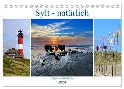 Sylt – natürlich (Tischkalender 2024 DIN A5 quer), CALVENDO Monatskalender von Krone,  Elke