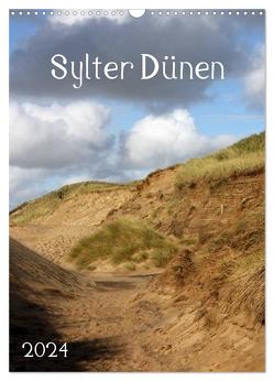 Sylter Dünen (Wandkalender 2024 DIN A3 hoch), CALVENDO Monatskalender von Hahnefeld,  Silvia