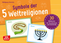 Bildkarten Symbole der 5 Weltreligionen von Hinrichs,  Wolfgang, Pohl,  Gabriele