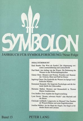 Symbolon – Jahrbuch für Symbolforschung von Gerlitz,  Peter