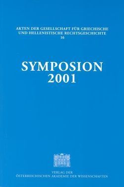 Symposion 2001 von Gagarin,  Michael, Wallace,  Robert W