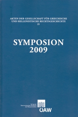 Symposion 2009 von Thür,  Gerhard