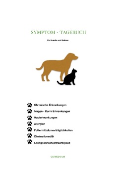 Symptom-Tagebuch für Hunde und Katzen von Mirus,  Katerina