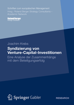Syndizierung von Venture-Capital-Investitionen von Krebs,  Joachim