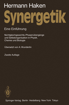 Synergetik von Haken,  Hermann, Wunderlin,  Arne