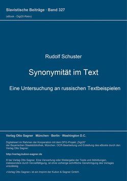 Synonymität im Text von Schuster,  Rudolf