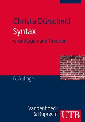 Syntax von Dürscheid,  Christa