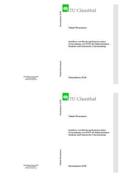 Synthese von Blockcopolymeren unter Verwendung von PVDF als Makroinitiator: Struktur und kinetische Untersuchung von Wesemann,  Nahal