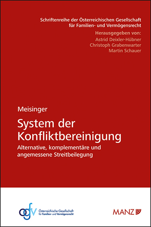 System der Konfliktbereinigung von Meisinger,  Alexander