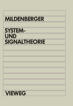 System- und Signaltheorie von Mildenberger,  Otto