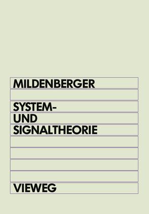 System- und Signaltheorie von Mildenberger,  Otto