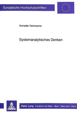Systemanalytisches Denken von Hermanns,  Annette