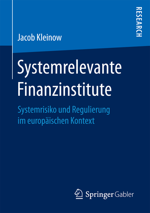 Systemrelevante Finanzinstitute von Kleinow,  Jacob