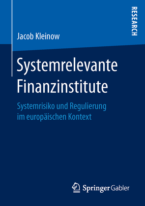 Systemrelevante Finanzinstitute von Kleinow,  Jacob