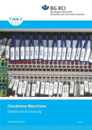 T 008-3 Checklisten Maschinen