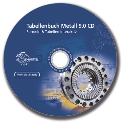 Tabellenbuch Metall 9.0 CD von Gomeringer, Roland, Heinzler, Max, Kilg