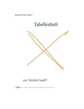 Tabellenheft von Fritz-Albers,  Joachim