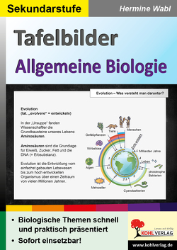 Tafelbilder Allgemeine Biologie von Wabl,  Hermine