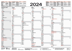 Tafelkalender A4 2024 von Korsch Verlag