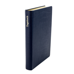 Tagebuch in Leder dunkelblau von Wiermer,  Hubert