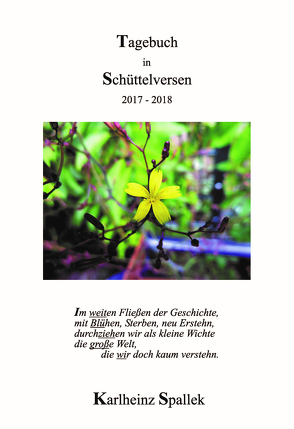 Fototagebuch in Schüttelversen 2017 – 2018 von Spallek,  Karlheinz