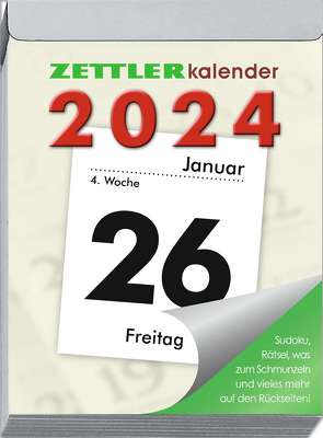 Tagesabreißkalender XL 2024 8,2×10,7