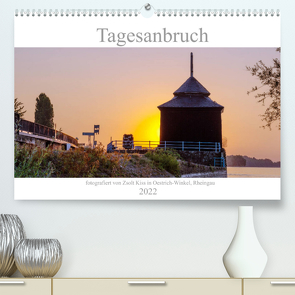 Tagesanbruch am Rhein (Premium, hochwertiger DIN A2 Wandkalender 2022, Kunstdruck in Hochglanz) von Kiss,  Zsolt
