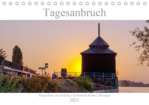 Tagesanbruch am Rhein (Tischkalender 2021 DIN A5 quer) von Kiss,  Zsolt