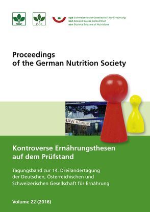 Tagungsband zur 14. Dreiländertagung der DGE, ÖGE & SGE von Deutsche Gesellschaft für Ernährung e. V.