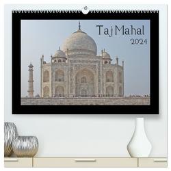 Taj Mahal (hochwertiger Premium Wandkalender 2024 DIN A2 quer), Kunstdruck in Hochglanz von Leonhardy,  Thomas