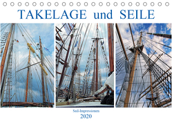 Takelage und Seile. Sailimpressionen (Tischkalender 2020 DIN A5 quer) von MS72