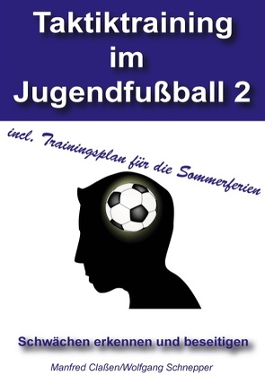 Taktiktraining im Jugendfußball 2 von Claßen,  Manfred, Schnepper,  Wolfgang