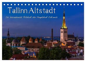 Tallinn Altstadt (Tischkalender 2024 DIN A5 quer), CALVENDO Monatskalender von Wenk,  Marcel