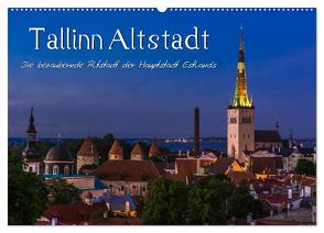 Tallinn Altstadt (Wandkalender 2024 DIN A2 quer), CALVENDO Monatskalender von Wenk,  Marcel