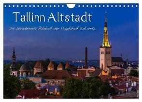 Tallinn Altstadt (Wandkalender 2024 DIN A4 quer), CALVENDO Monatskalender von Wenk,  Marcel